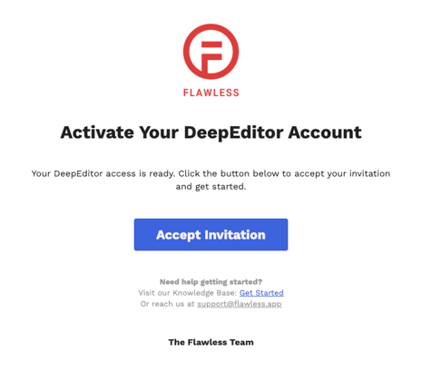 1 Activate your account email