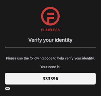 4 Verify your identity e-mail