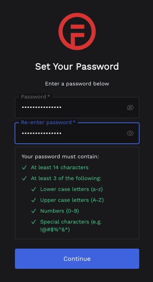 5a Set your Password 2