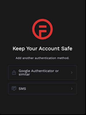 Authenticator or SMS