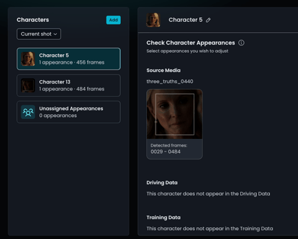 Character Overview New UI