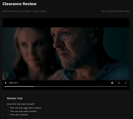 ClearanceReview
