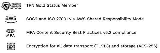 Data Security logos section
