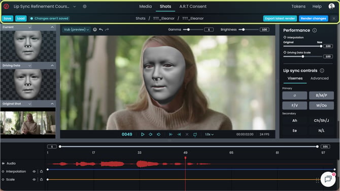 Header Controls Highlighted New UI