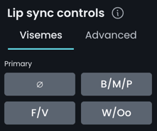 Lip Sync Controls New UI