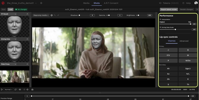 Properties Panel Highlighted Visemes Update