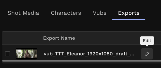 Rename Export