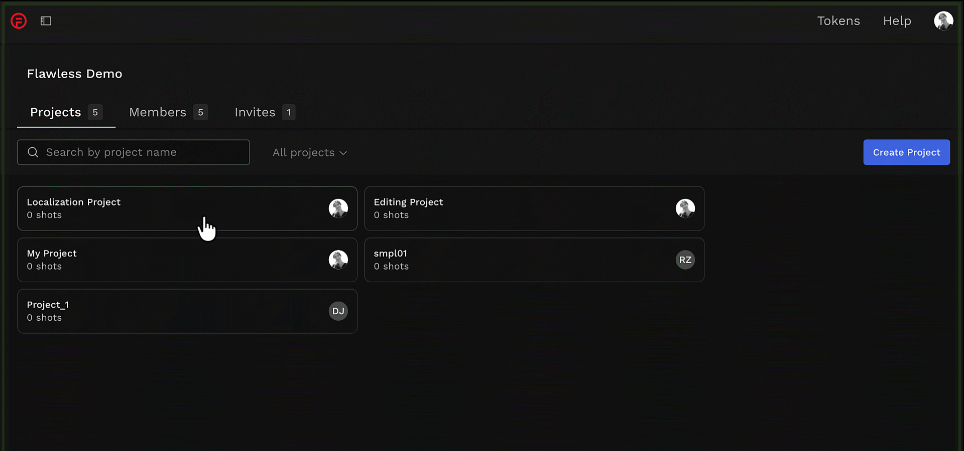 Checking Project Settings