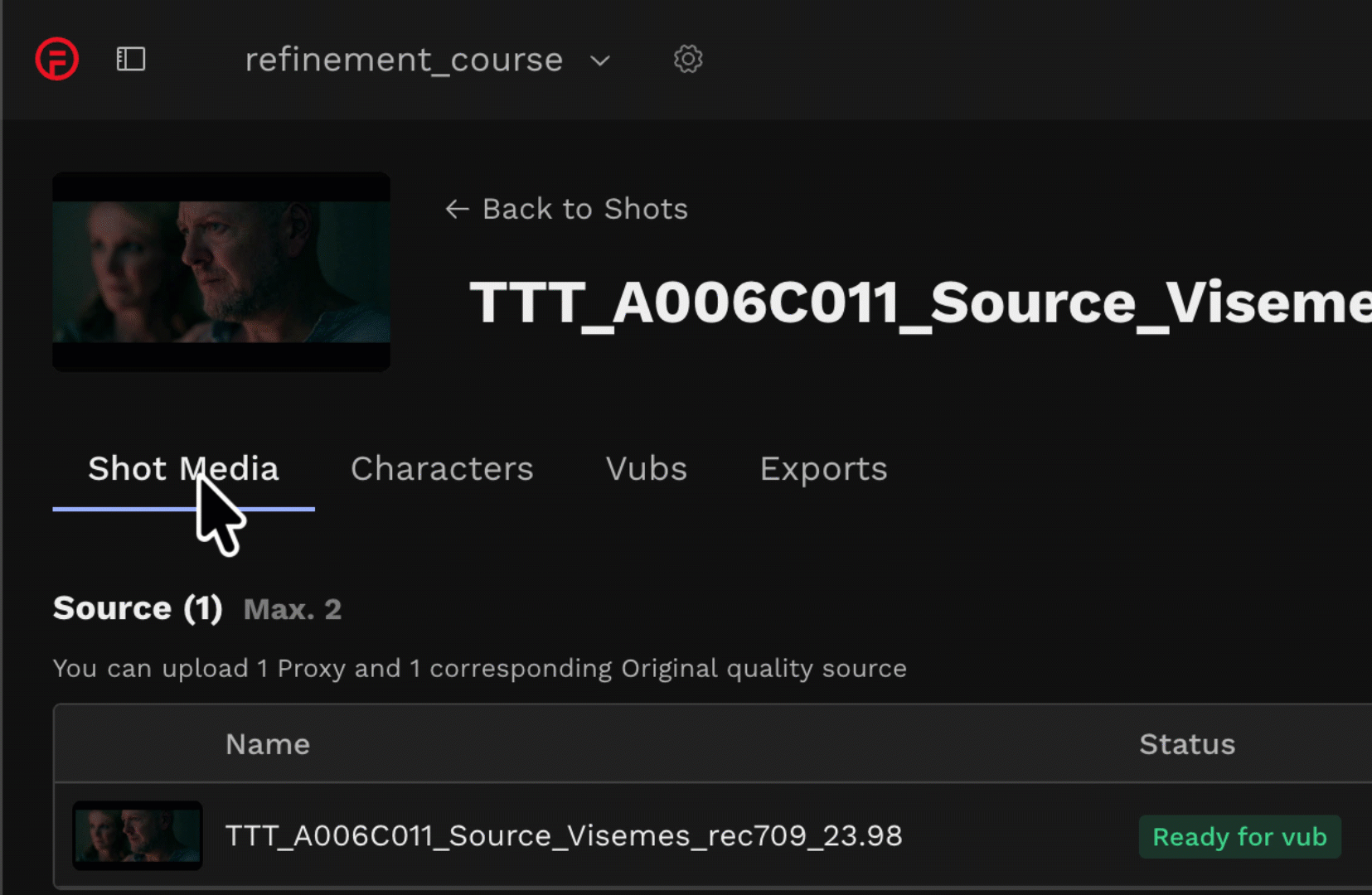 Export From Vubs - Actions-1