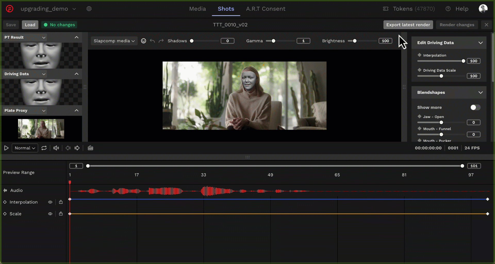 Export from Refine page