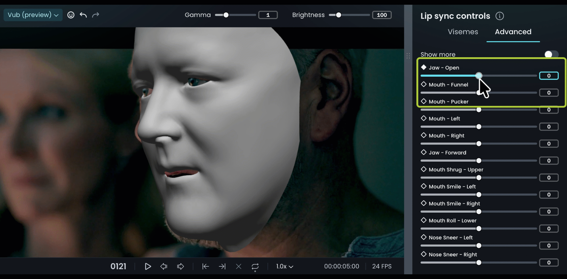Keyframe Slider New UI Closeup