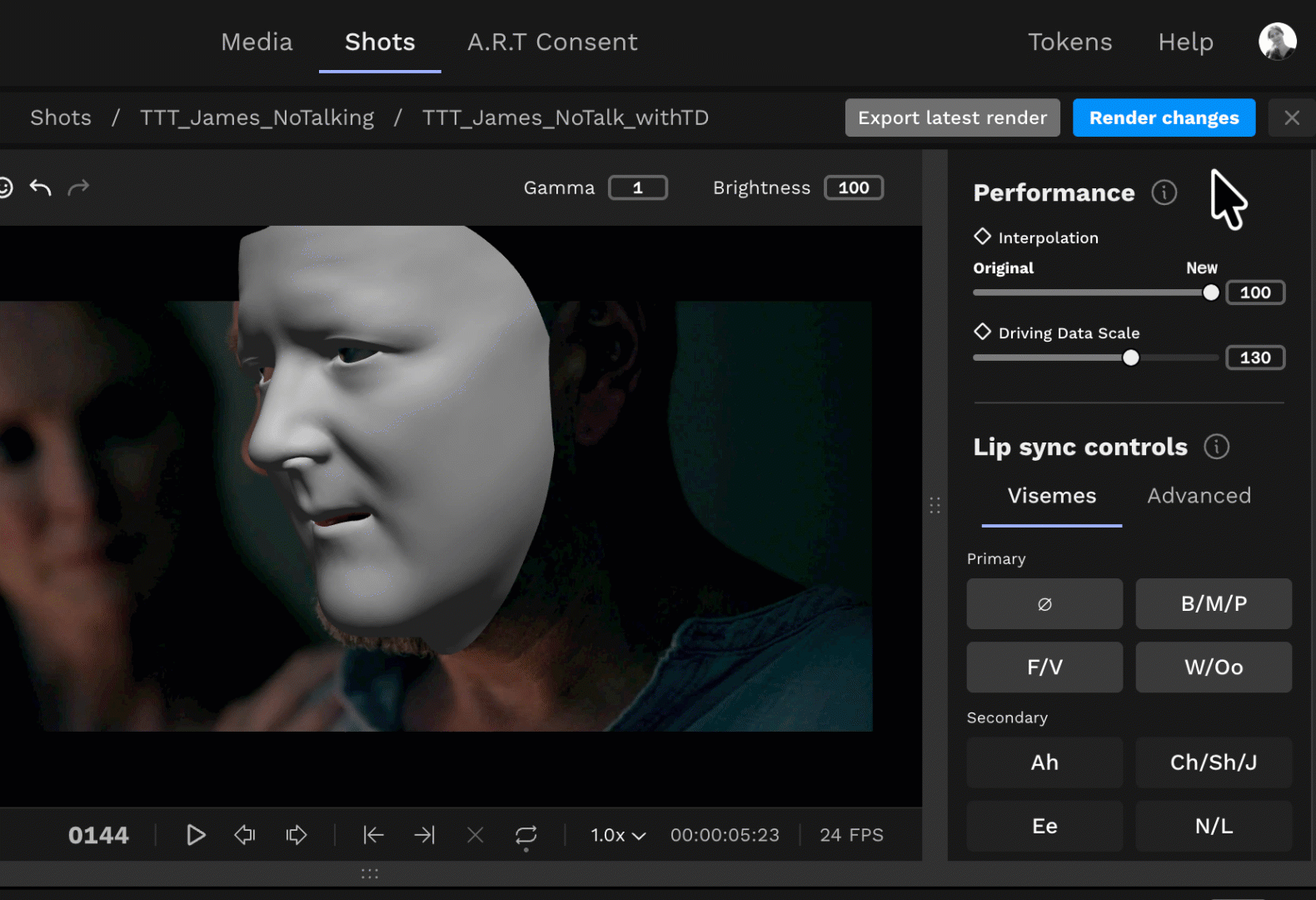 Render Changes Button states 2