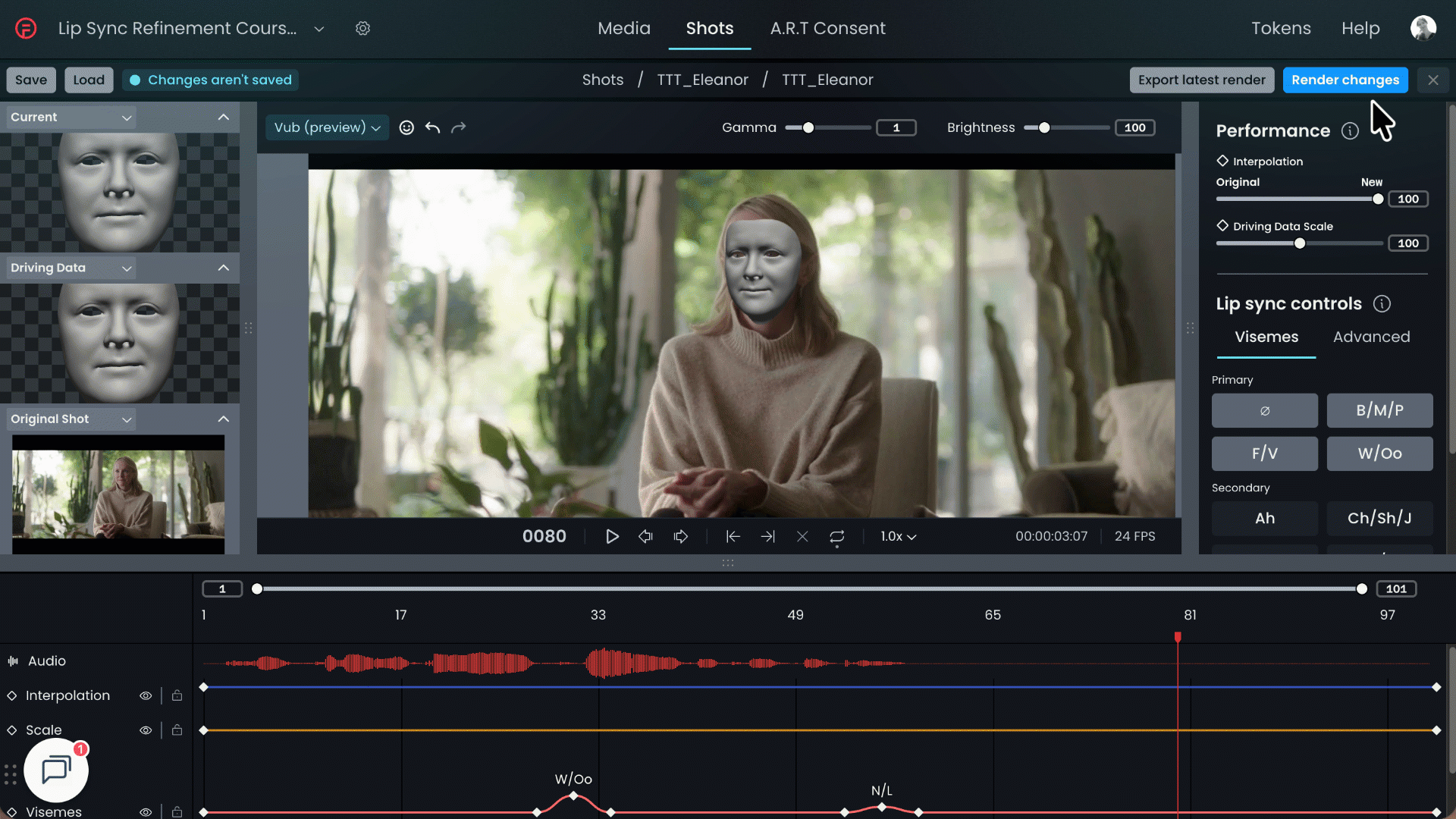 Render Changes New UI