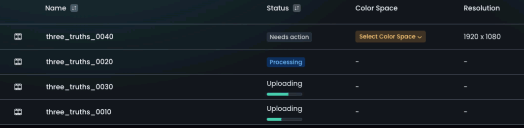 Select Colourspace
