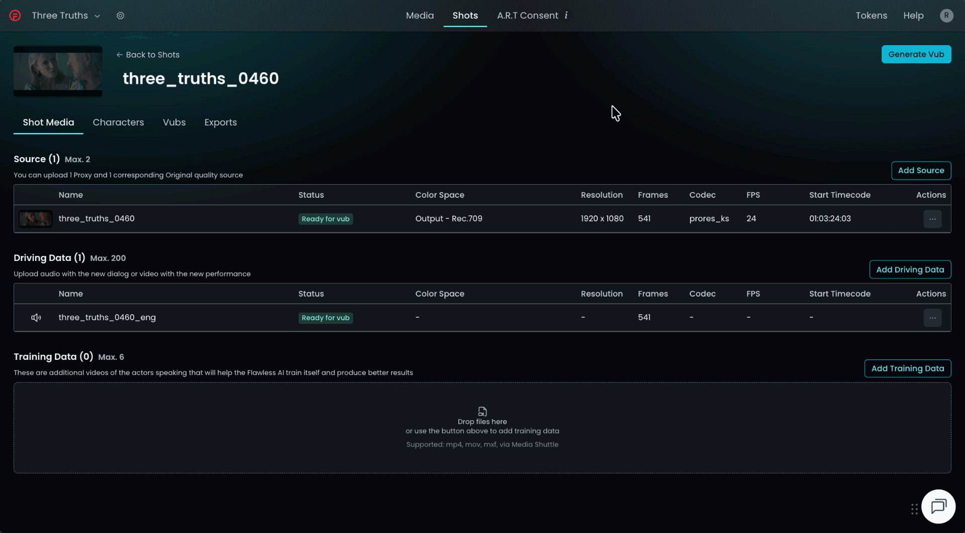 generate vub New UI