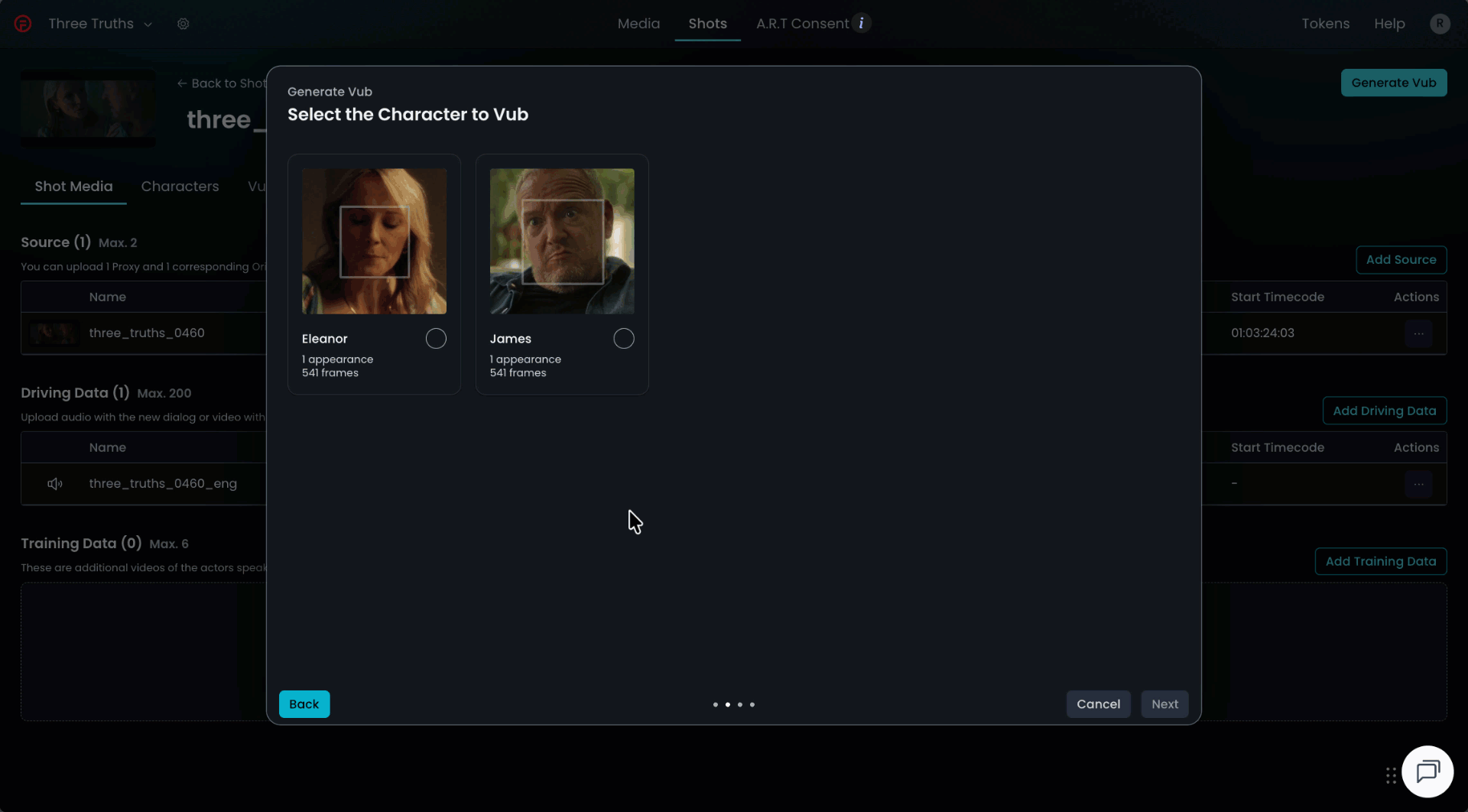 select character New UI