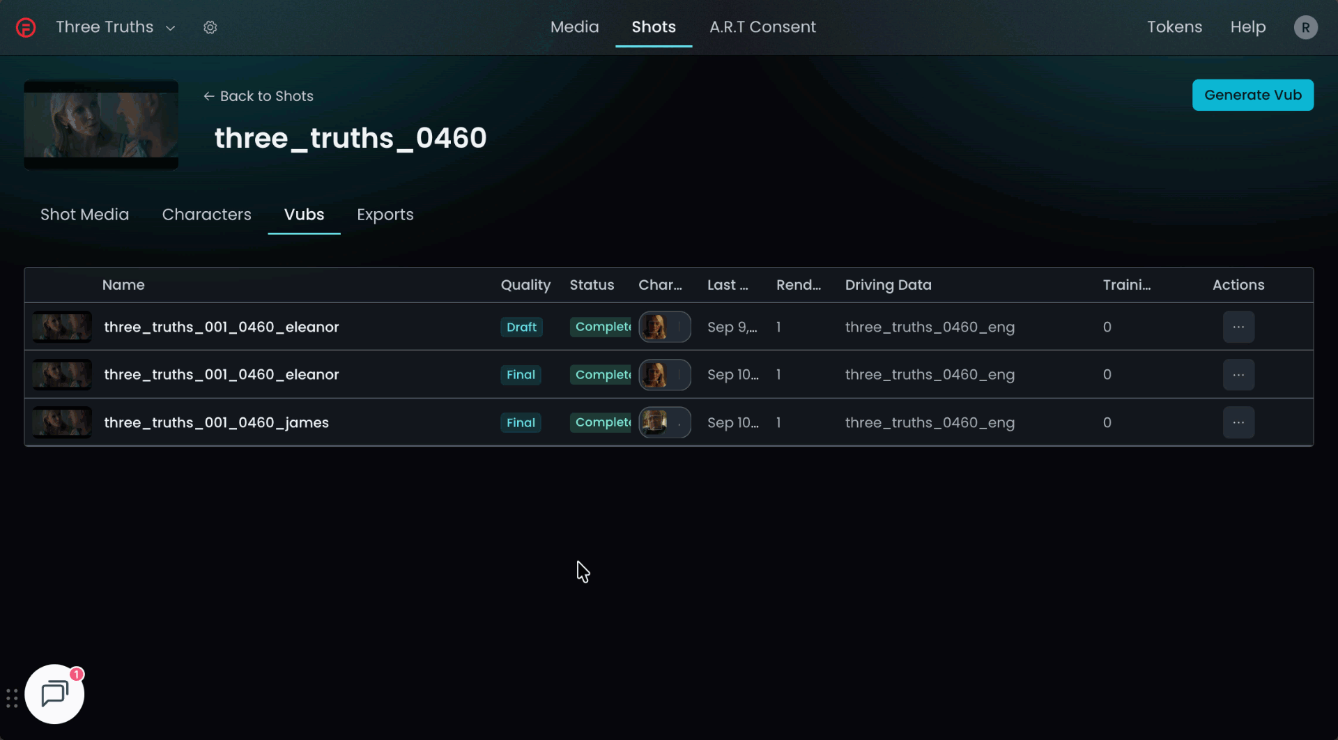 vfx package export new UI