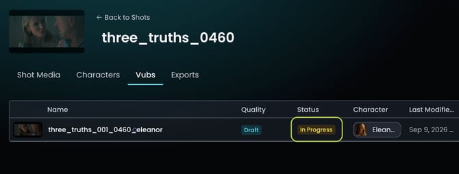 in progress new UI