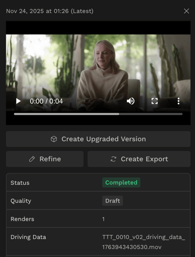 Create Upgraded version side tab only