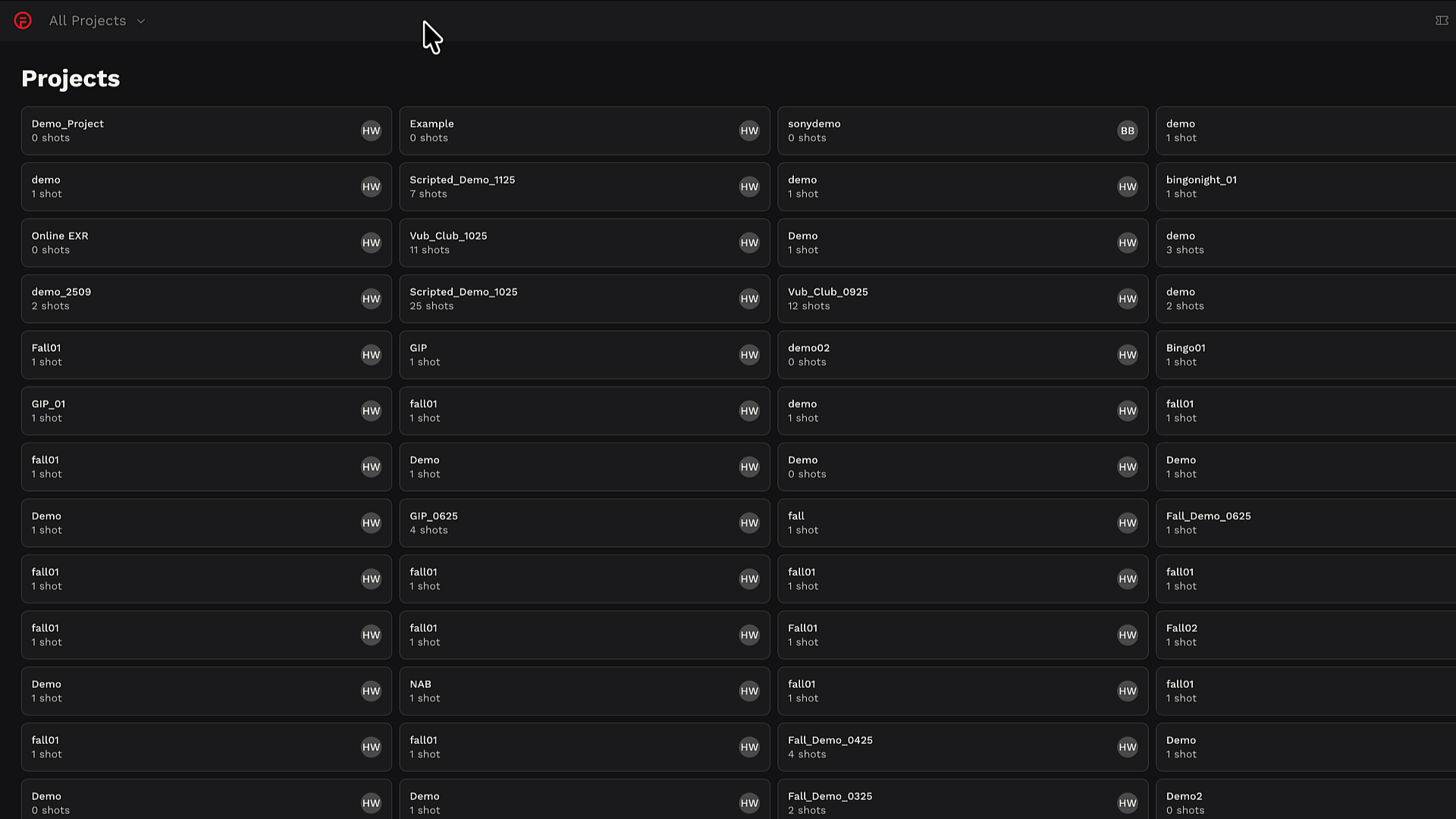 enter project settings